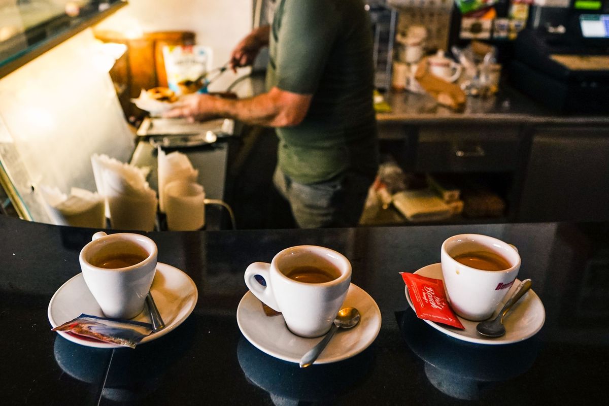 Three small cups